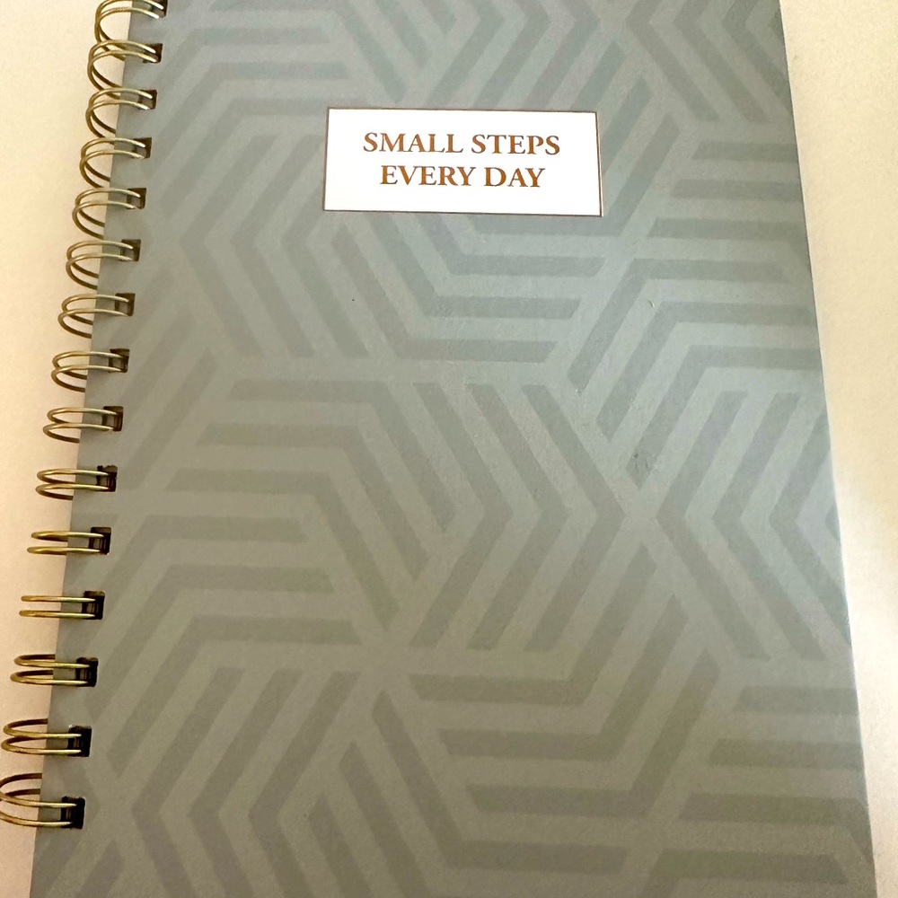 Green spiral journal